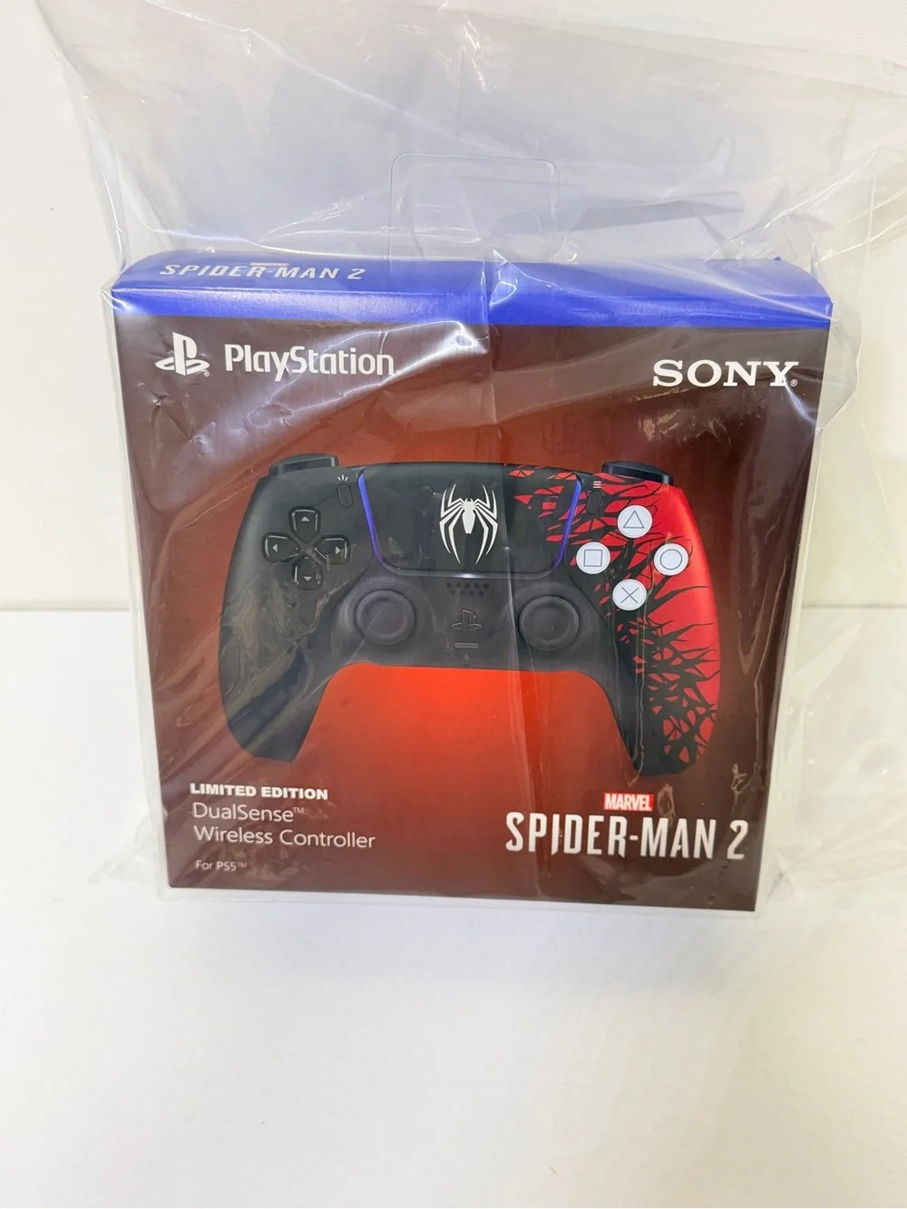 Spider-Man 2 Limited Edition PlayStation 5 / PS5 Sony DualSense Controller (NEW)